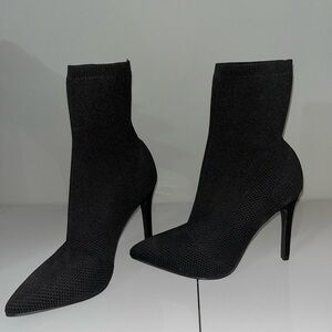 Knitted Sock Boot Heels